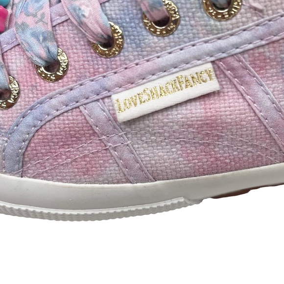 LoveShackFancy x Superga 2750 Cotton Candy Lace Up Sneakers - Picture 10 of 12